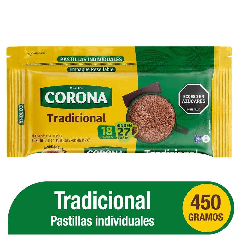 Chocolate Corona Tradicional 450gr