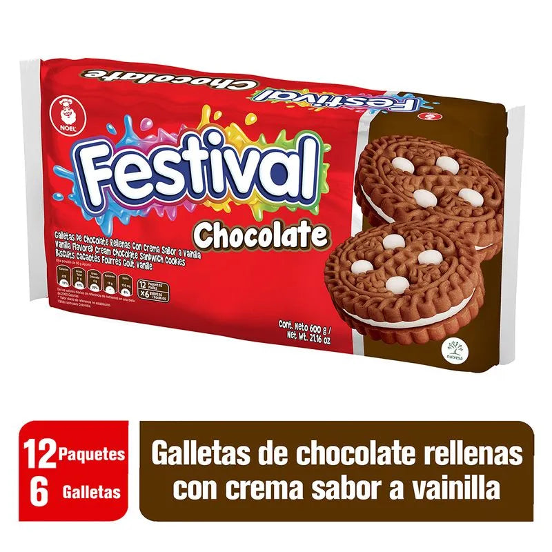 Galletas Festival de Chocolate 600gr