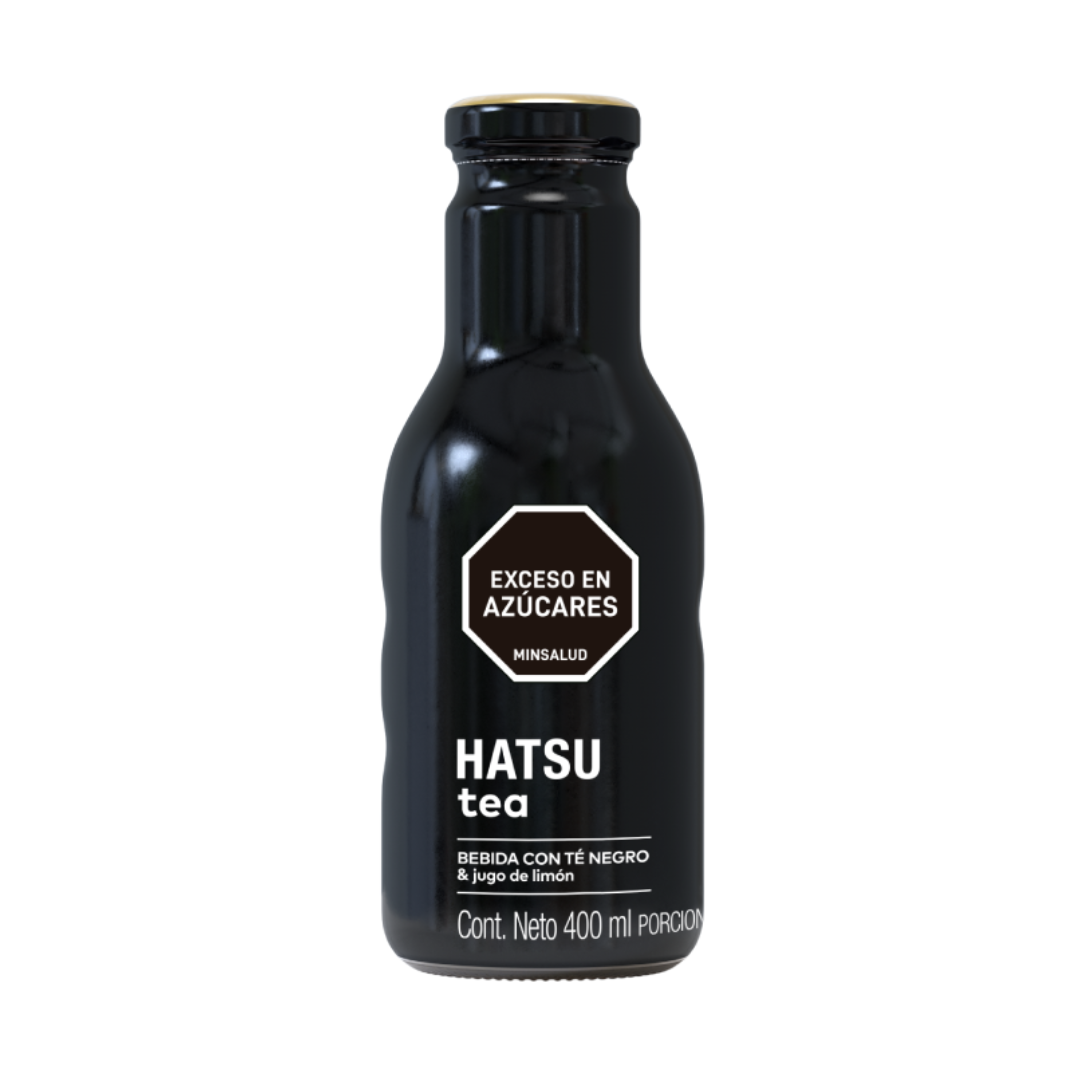 HATSU BLACK TEA LEMON 400ML