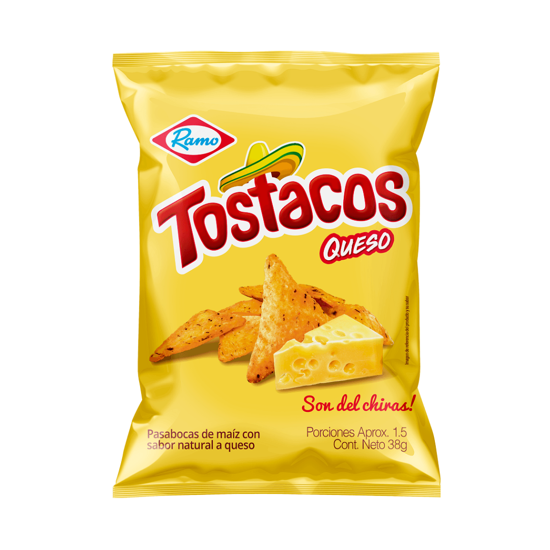 CHEESE TOSTACOS CHIPS 38GR