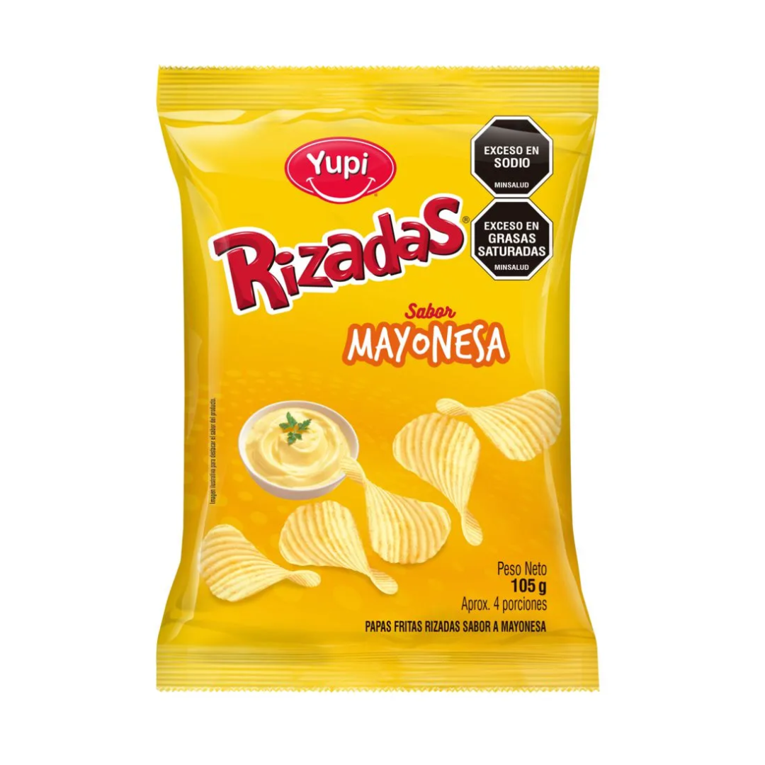 RIZADAS PAPAS MAYONESA 105GR