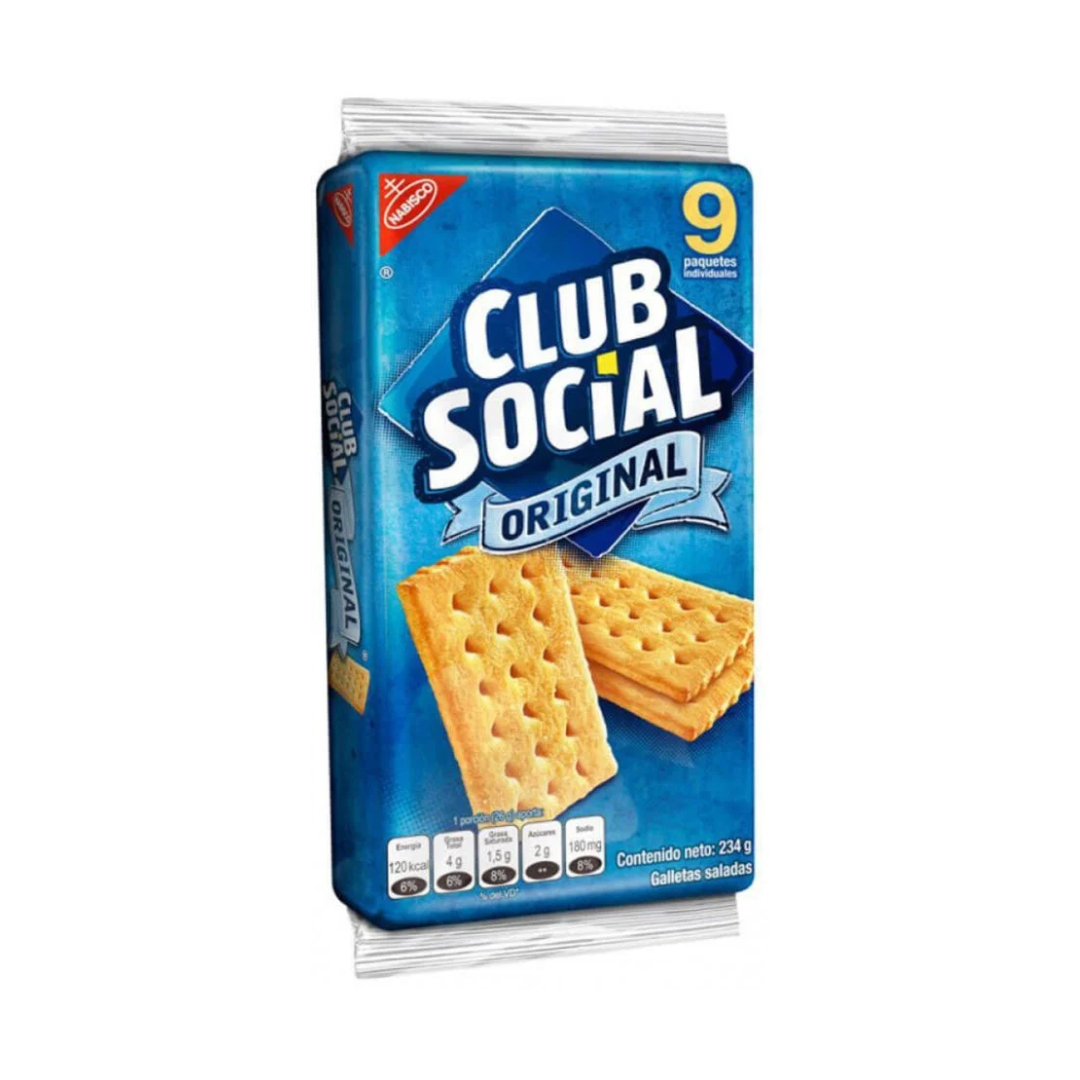 CLUB SOCIAL ORIGINAL CRACKERS 9PC - 27GR