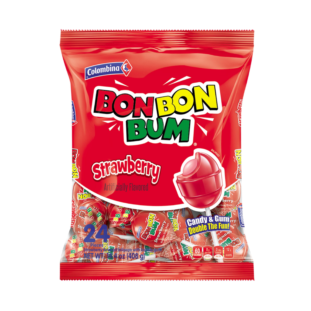 BON BON BUM STRAWBERRY 24PC - 19GR