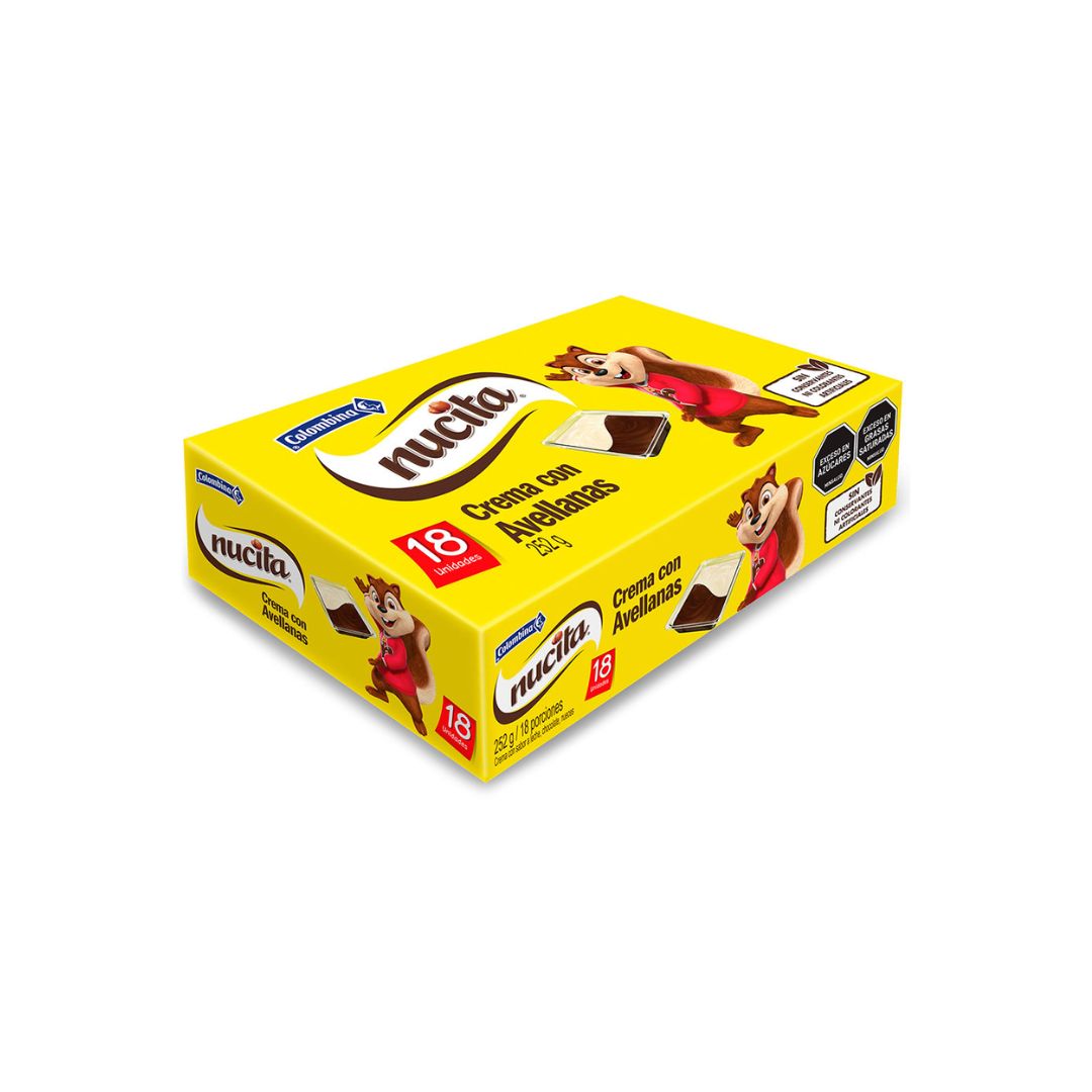 NUCITA CREMA CON AVELLANAS 18PC - 14GR